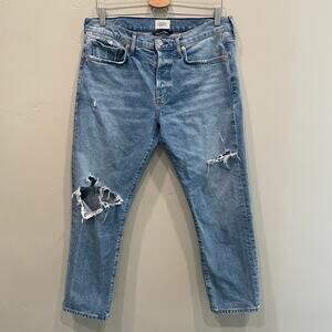 Citizens of Humanity Emerson Slim Boyfriend Jeans in Meadow Blue - Size: 29